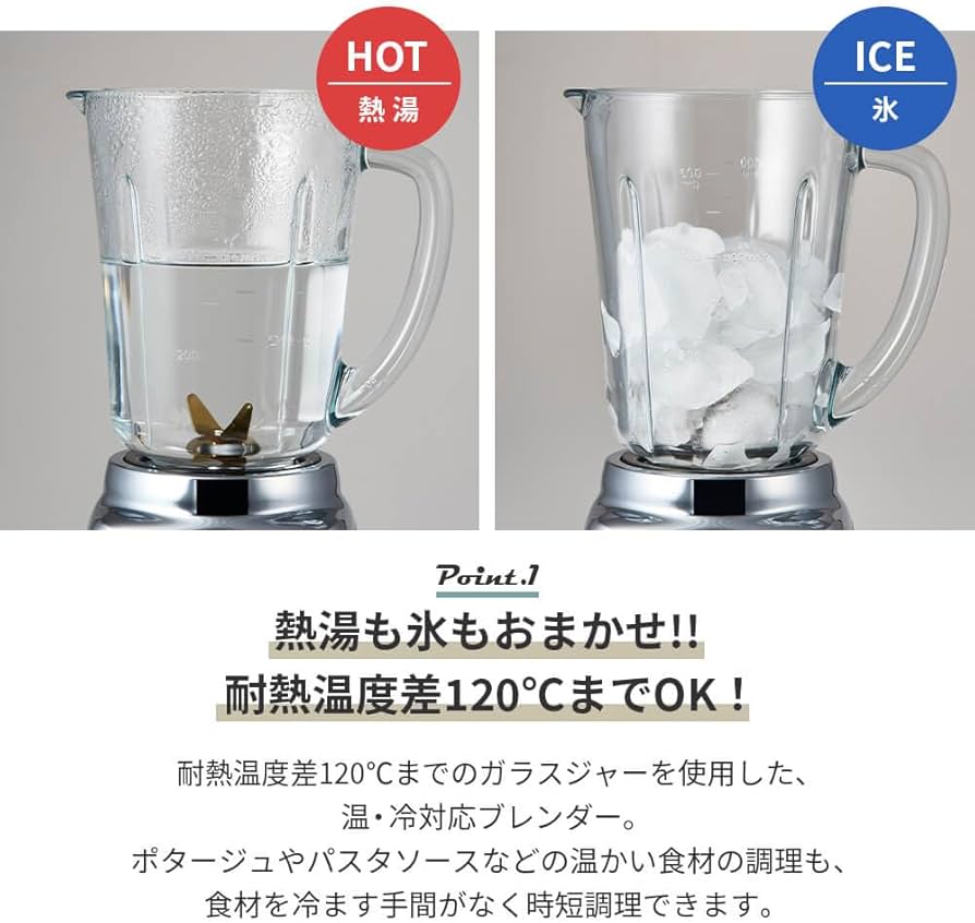 Amazon | 【Toffy/トフィー】 耐熱ガラスブレンダー K-BD5 レトロ